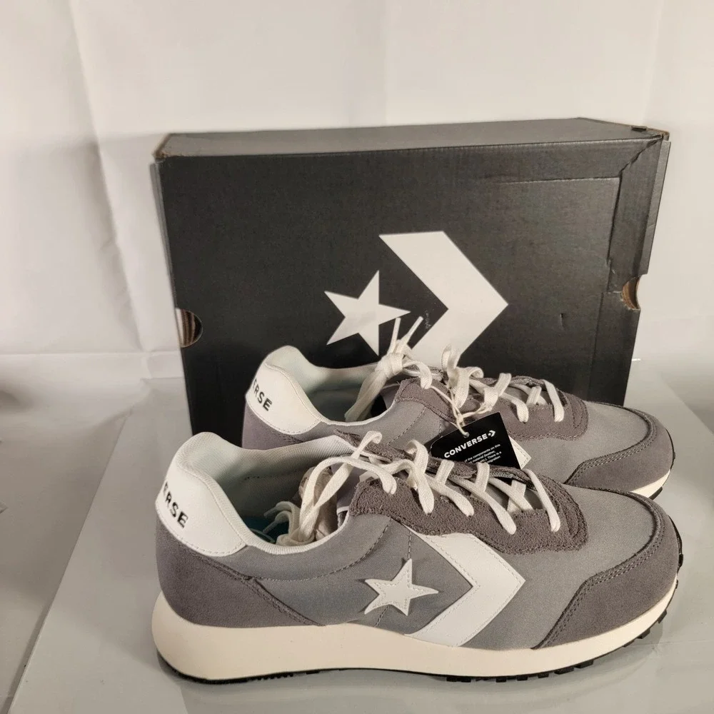 Converse Men's 12 Omega Trainer Sneakers Lifestyle Shoes Two Tone Gray A13470C